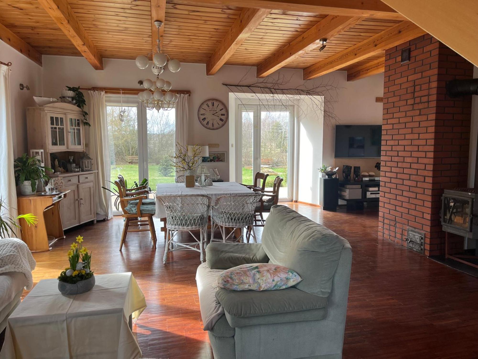 Drewniany Dom W Cudownej Okolicy "Twoja Ostoja" Villa Brusy Exteriör bild